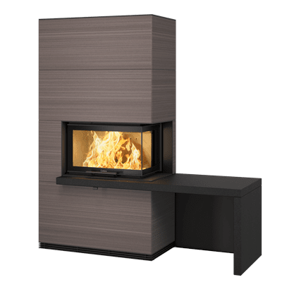 Cheminée murale Contura 7kw