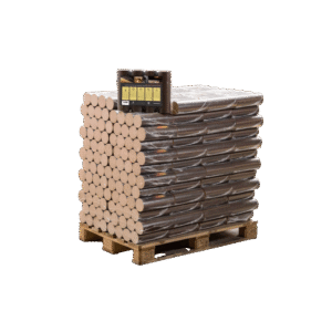 Briquettes 100% Hêtre Premium - 960kg (96 sacs de 10 kg)