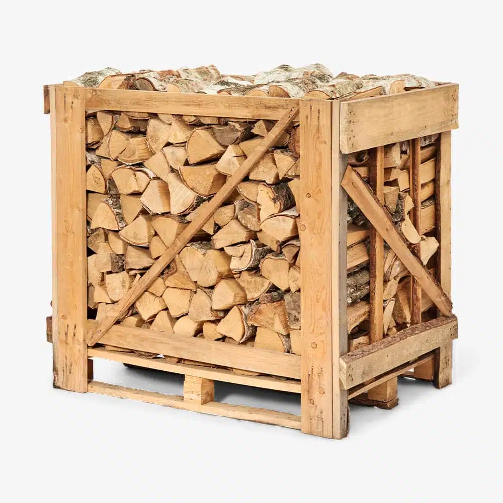 Palette de Bois de Chauffage en Bouleau - Prête au Séchage